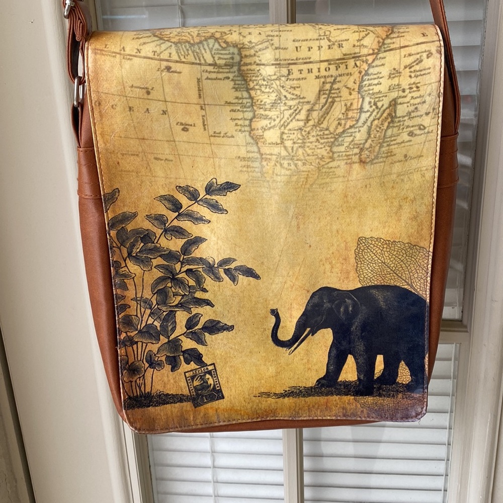 African Print Crossbody Bag